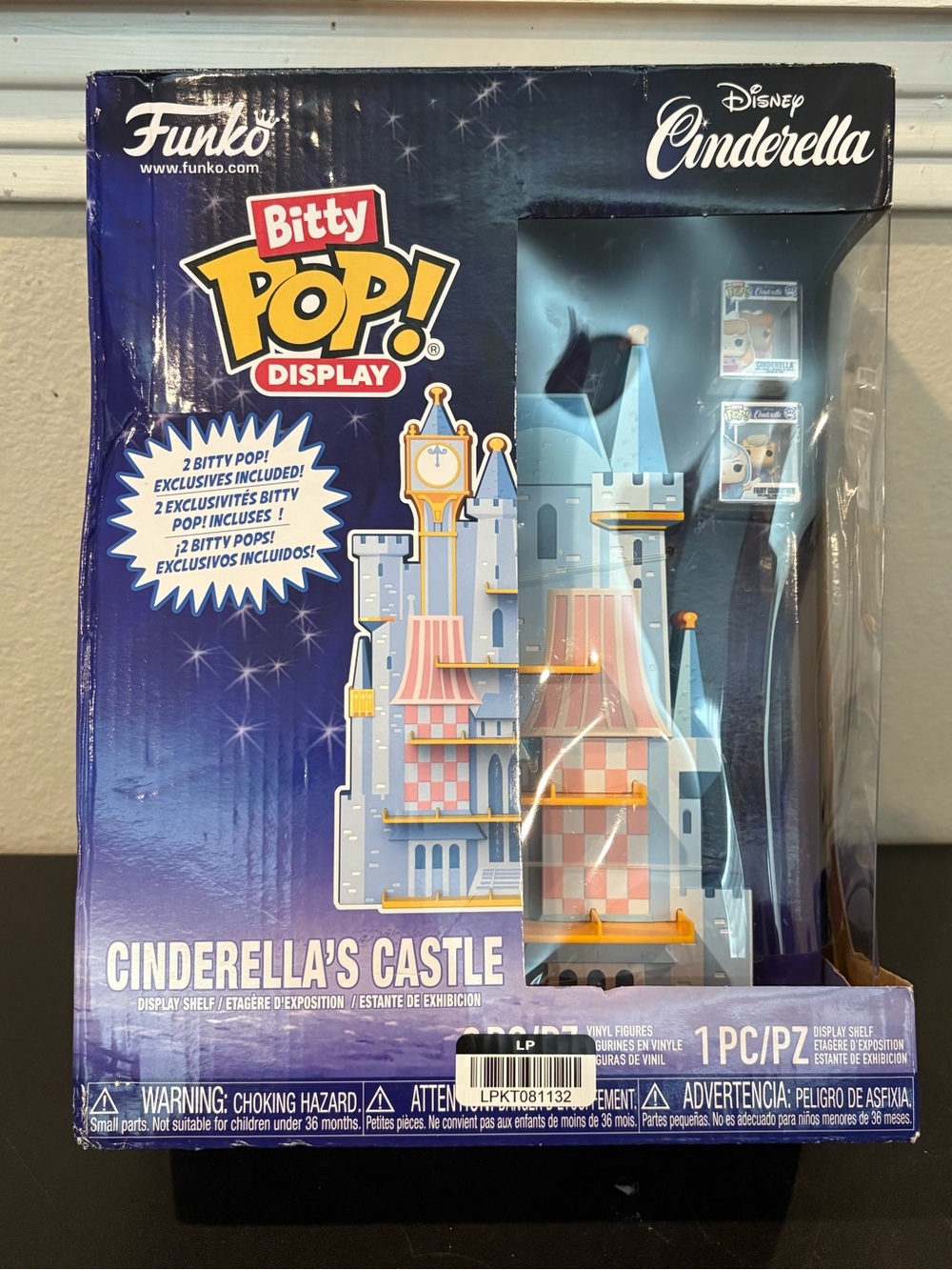 Funko Bitty Pop! Disney Cinderella's Castle Display NIB Magical Collectible
